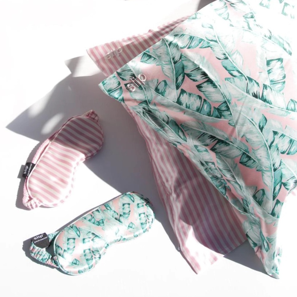 Set of 2 Slip Mask (Pink Stripe & Cali Nights)